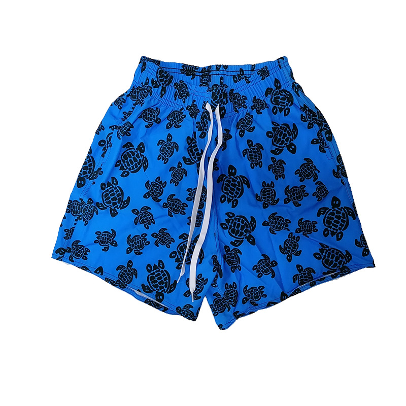 Bleu Marine Shell Print Swim Shorts  | Mens  Swimwear Clothing Mens