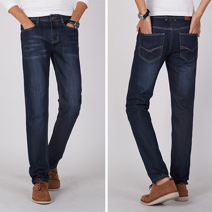 Blue Straight Leg Jeans  | Mens  Jeans Clothing Blakely