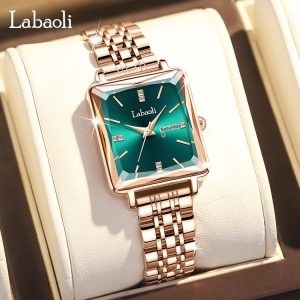 Boxy Xs Emerald Steel Gold Watch  | Womens  Watches Accessories Watches