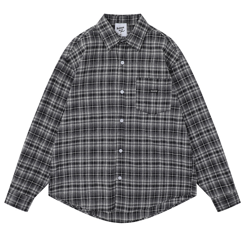 Checked Button-Through Shirt  | Womens  Blouses & Shirts Blouses & Shirts Blouses & Shirts