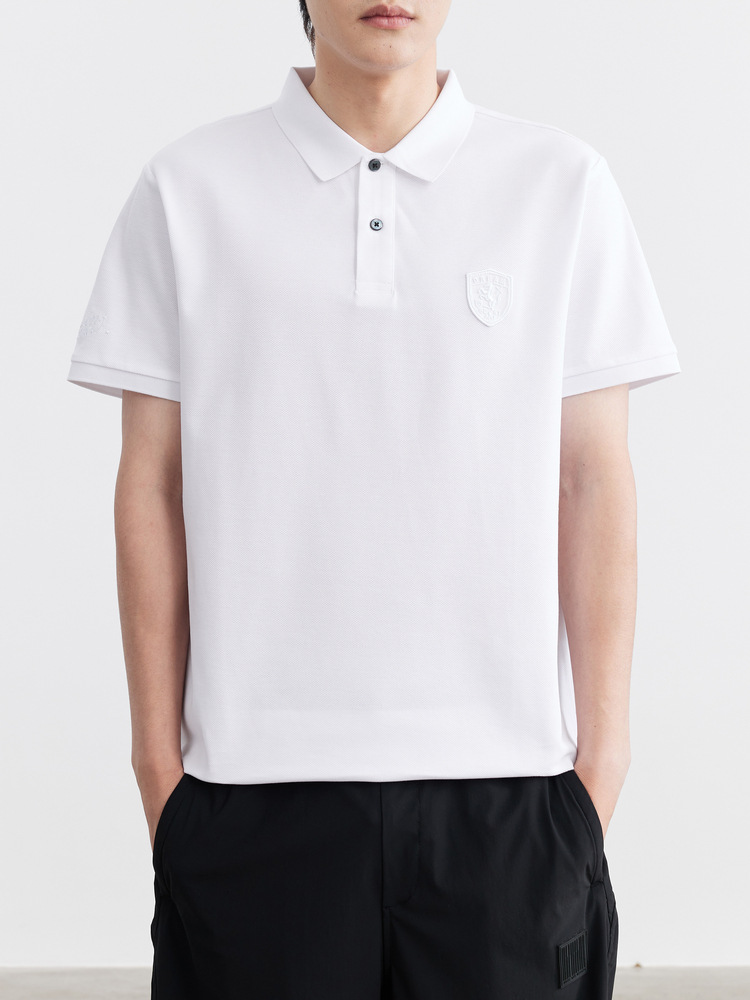 Chest Logo Short Sleeve Polo  | Mens  Polos Clothing Mens