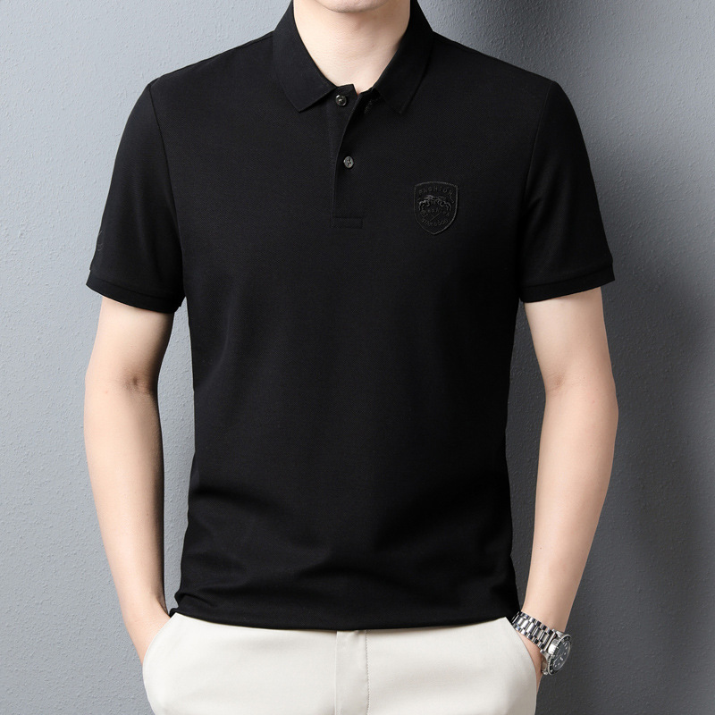 Chest Logo Short Sleeve Polo  | Mens  Polos Clothing Mens