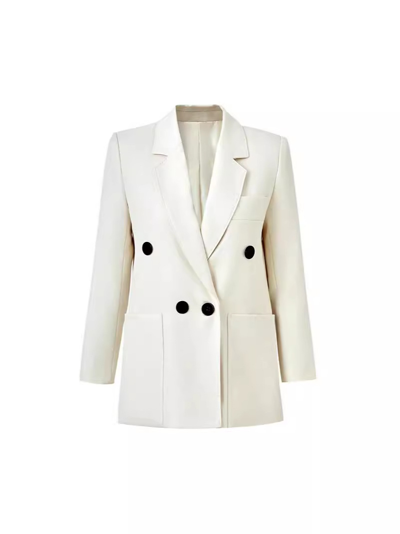 Double Breasted Twill Blazer  | Womens  Blazers & Jackets Blazers & Jackets Blazers & Jackets