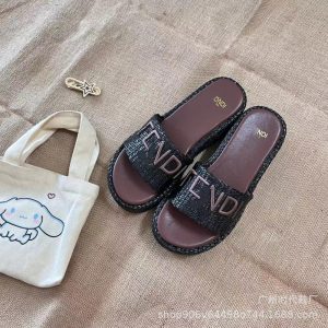 Esme Woven Logo Slide  | Womens  Sandals Sandals Sandals