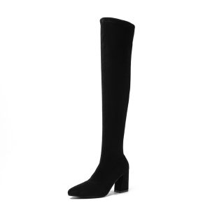 Flareblock Suede Slouch Boot 85  | Womens  Boots Boots Boots