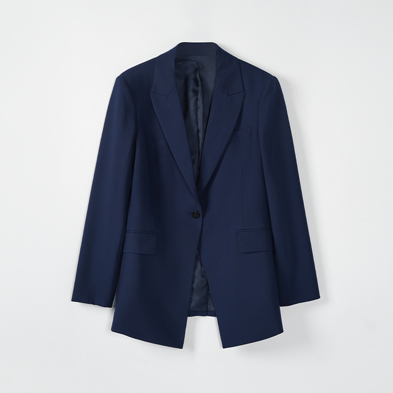 Flared Suit: Trousers  | Womens  Trousers Clothing Navy