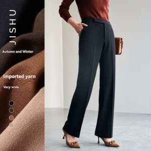 Front Pleat Tapered Trousers  | Womens  Trousers Clothing Black