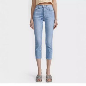 High Rise Straight Leg Jeans  | Womens  Jeans Clothing Canvases Blue