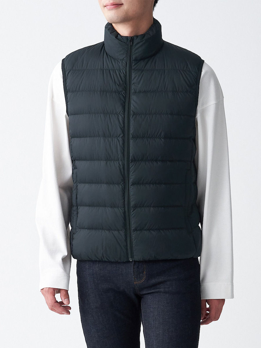 Hybrid Quilt And Knit Zip-Through Gilet  | Mens  Knitwear Clothing Knitwear