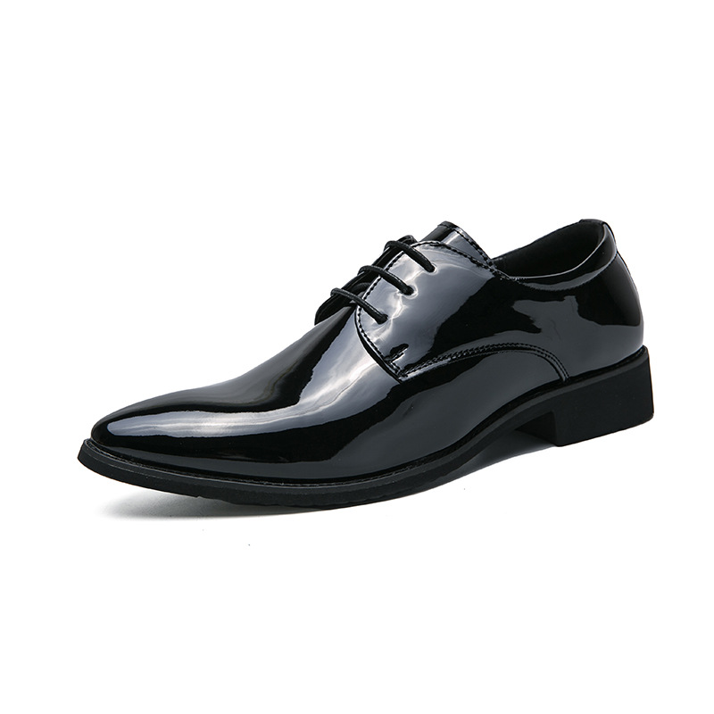 Jet Patent Rubber Sole Derby  | Mens  Dress Shoes Dress Shoes Dress Shoes