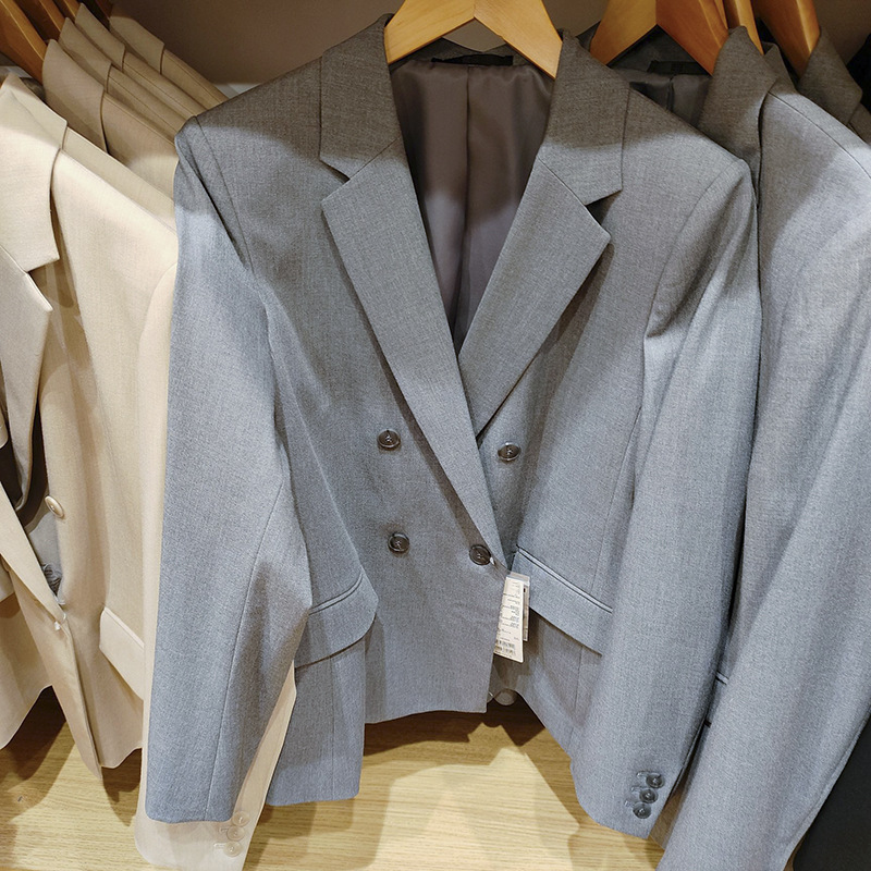 Knitted Double Breasted Blazer  | Mens  Suits Blazers Blazers