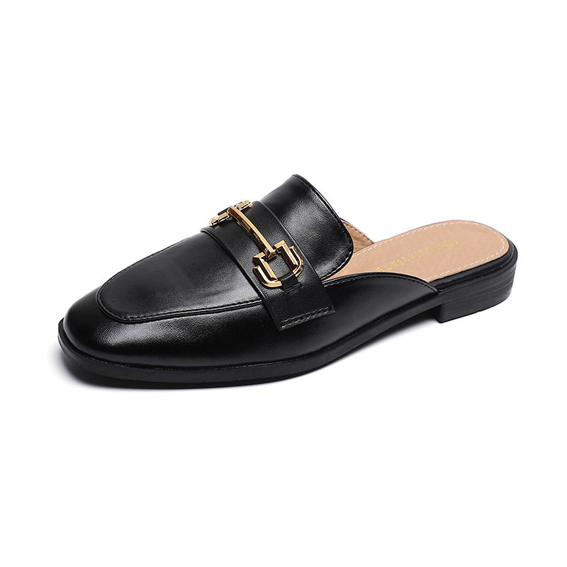 Leather Rounded Loafers  | Womens  Flats Flats Flats