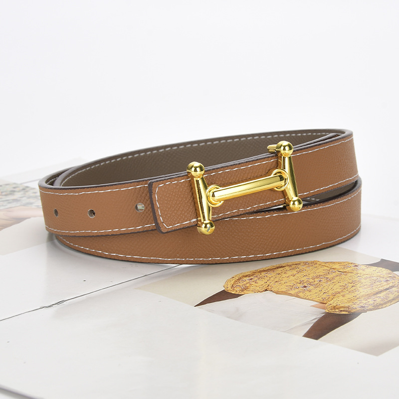 Leather Square Hinge Belt  | Womens  Belts Accessories Belts