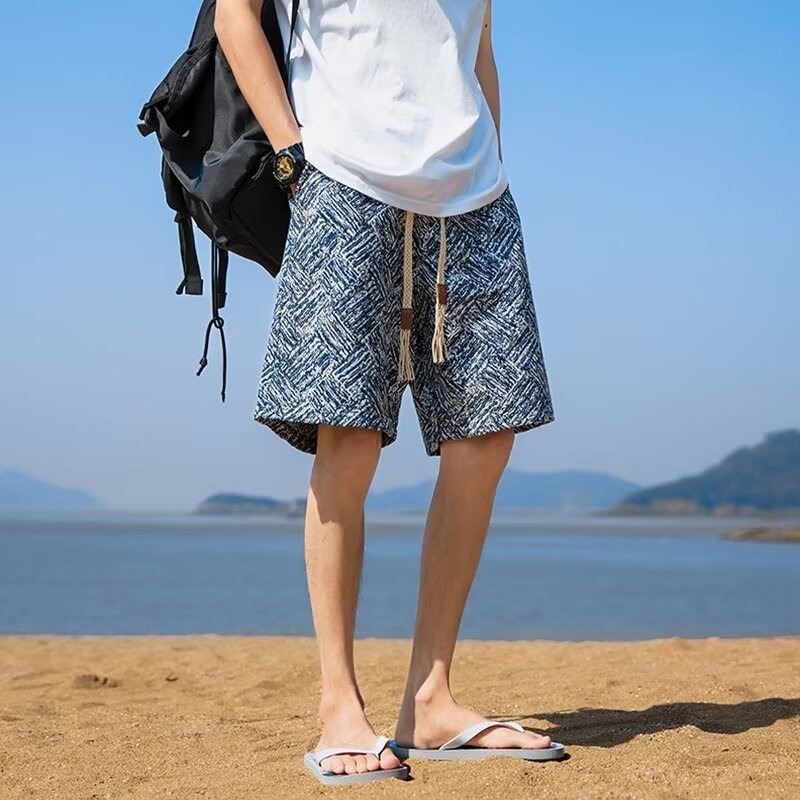 Levanto Swimsuit With Shibori Print  | Mens  Shorts Clothing Mens