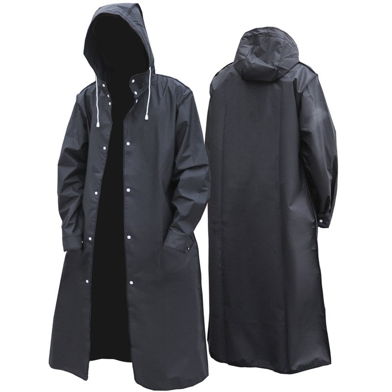 Longline Hooded Raincoat  | Mens  Coats & Jackets Clothing Coats & Jackets