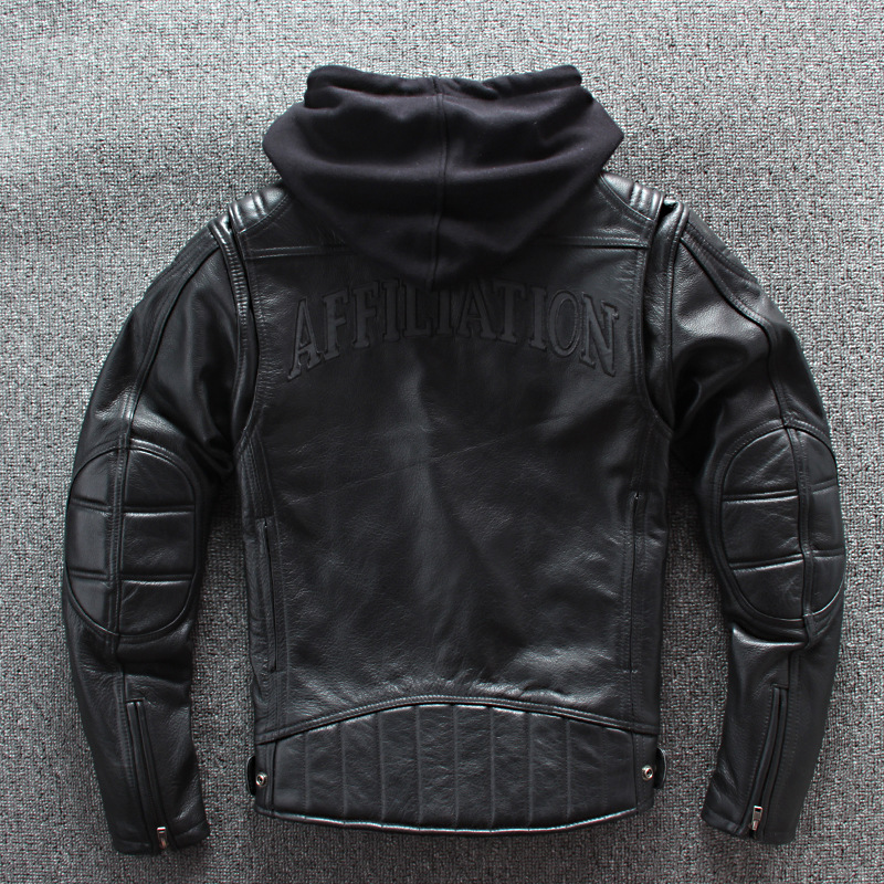 Mclaren F1 Embossed Leather Jacket  | Mens  Coats & Jackets Clothing Black