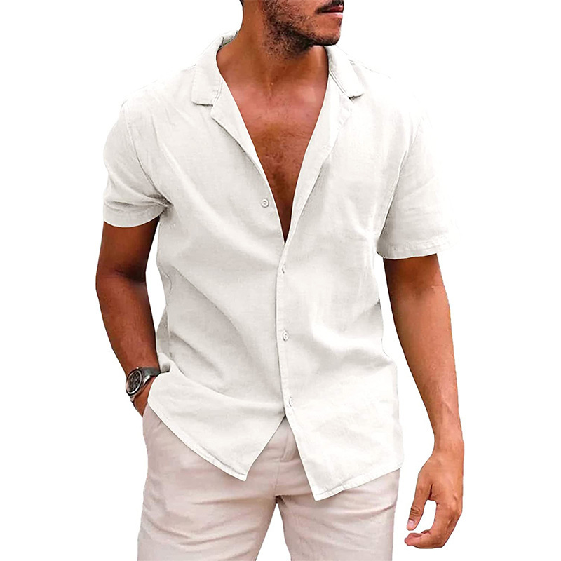 Mercerised Jersey Cuban Collar Shirt  | Mens  Knitwear Clothing Knitwear