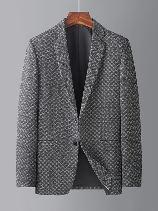 Monogram-Jacquard Twill Blazer  | Mens  Suits Blazers Blazers