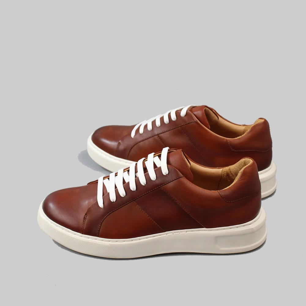 Nubuck Leather Low Top Trainers  | Mens  Trainers Mens Mens