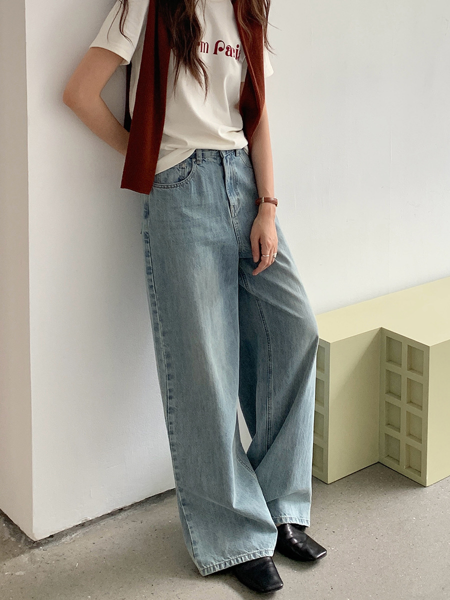 Palazzo Jeans  | Womens  Trousers Clothing Jeans