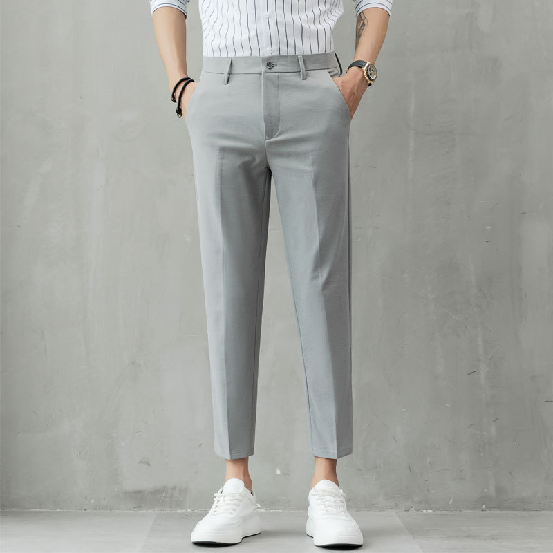 Relaxed Drawstring Trousers  | Mens  Trousers Clothing Grey