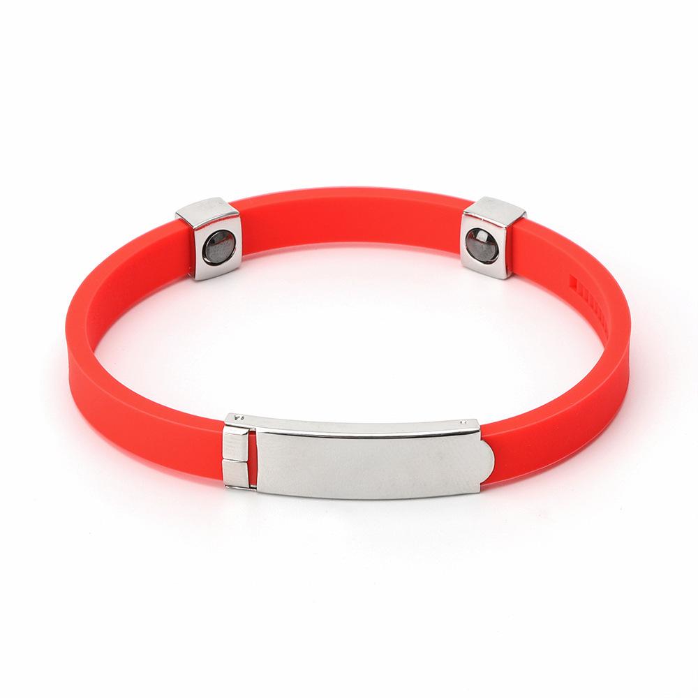 Silicone Simplicity Bracelet  | Mens  Jewellery Accessories Jewellery