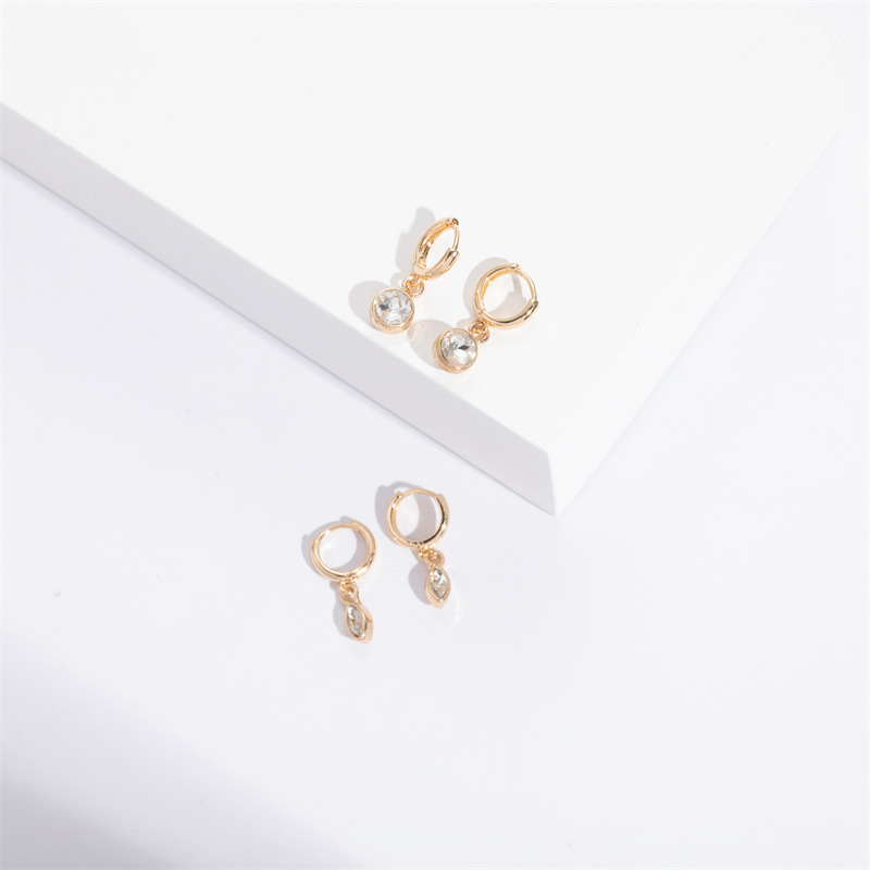 Sinalaa: Crystal Huggie Earrings  | Womens  Jewellery Accessories Jewellery