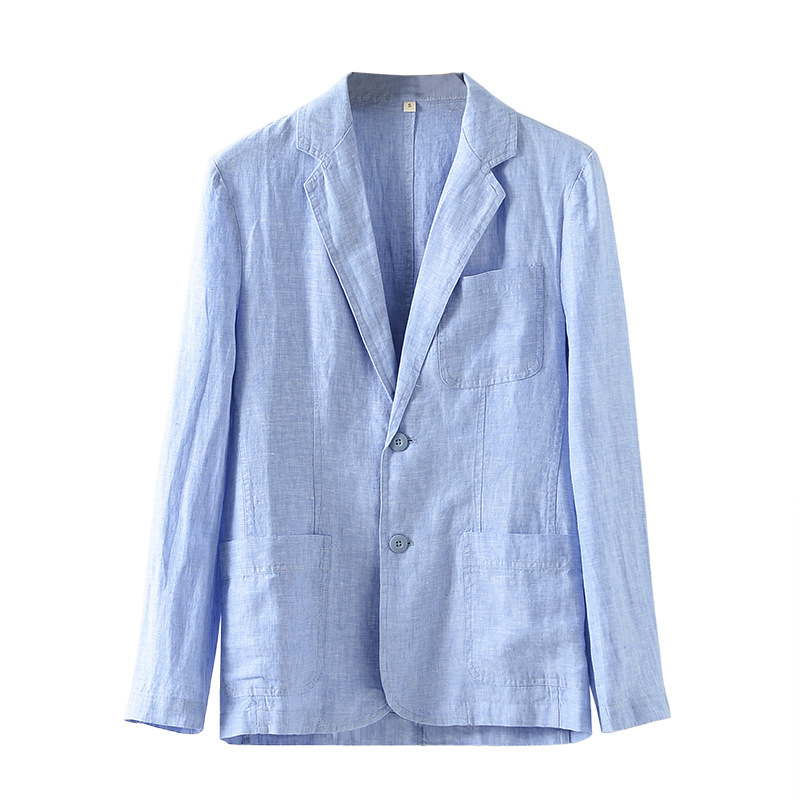 Single Breasted Blazer With Cotton  | Mens  Blazers Blazers Blazers