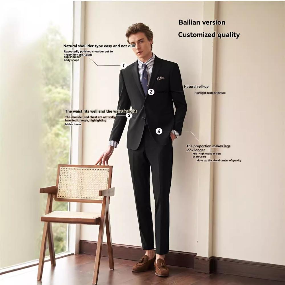 Slim-Fit Single-Breasted Wool Suit Blazer  | Mens  Blazers Blazers Blazers