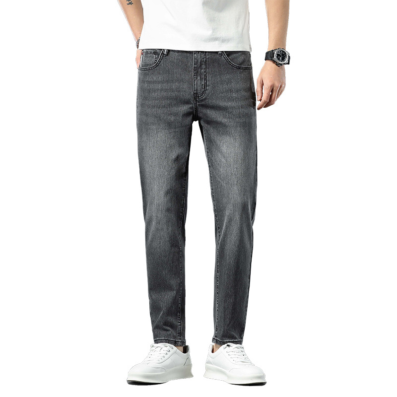 Slim Fit Washed Jeans  | Mens  Trousers Clothing Jeans