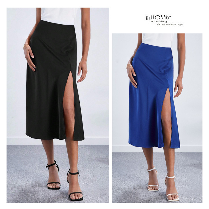 Split Front Maxi Skirt  | Womens  Skirts Clothing Skirts