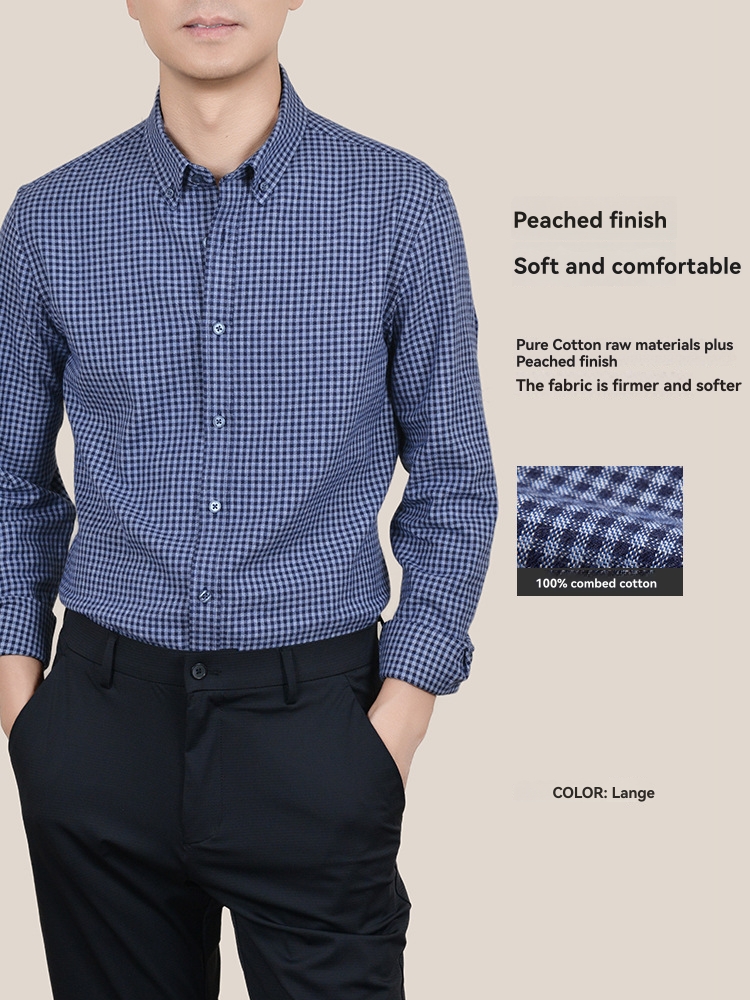 Stretch Non-Iron Sport Shirt, Gingham Oxford  | Mens  Suits Clothing Mens