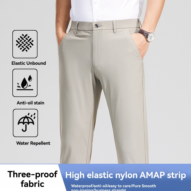 Tapered Stretch Trousers  | Mens  Trousers Clothing Mens