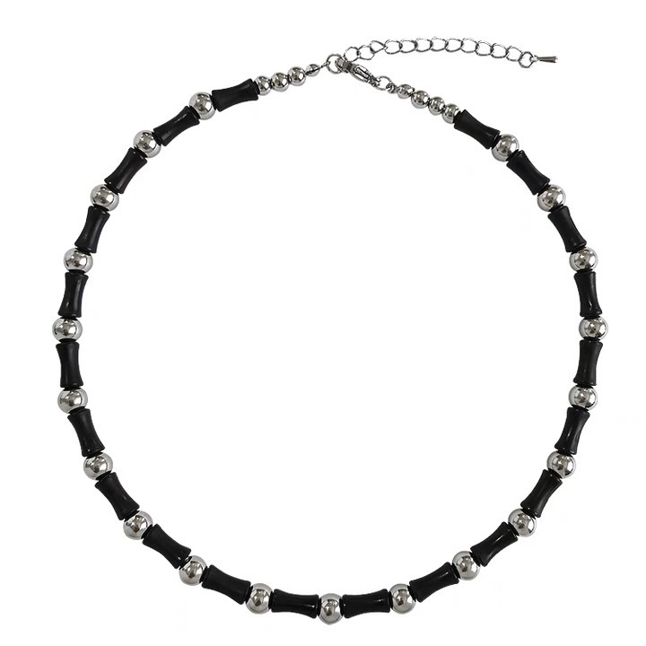 Volcanic Tube Stretch Necklace  | Mens  Jewellery Accessories Jewellery