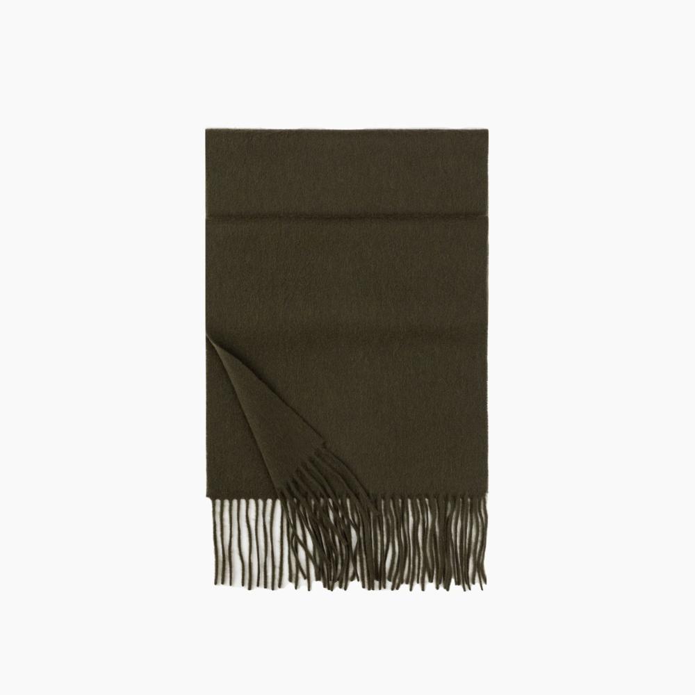 Wool And Cashmere Prince Of Wales Check Scarf  | Mens  Hats, Gloves & Scarves Accessories Black