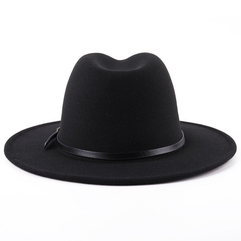 Wool Felt Leather Band Fedora  | Womens  Hats, Gloves & Scarves Accessories Hats, Gloves & Scarves