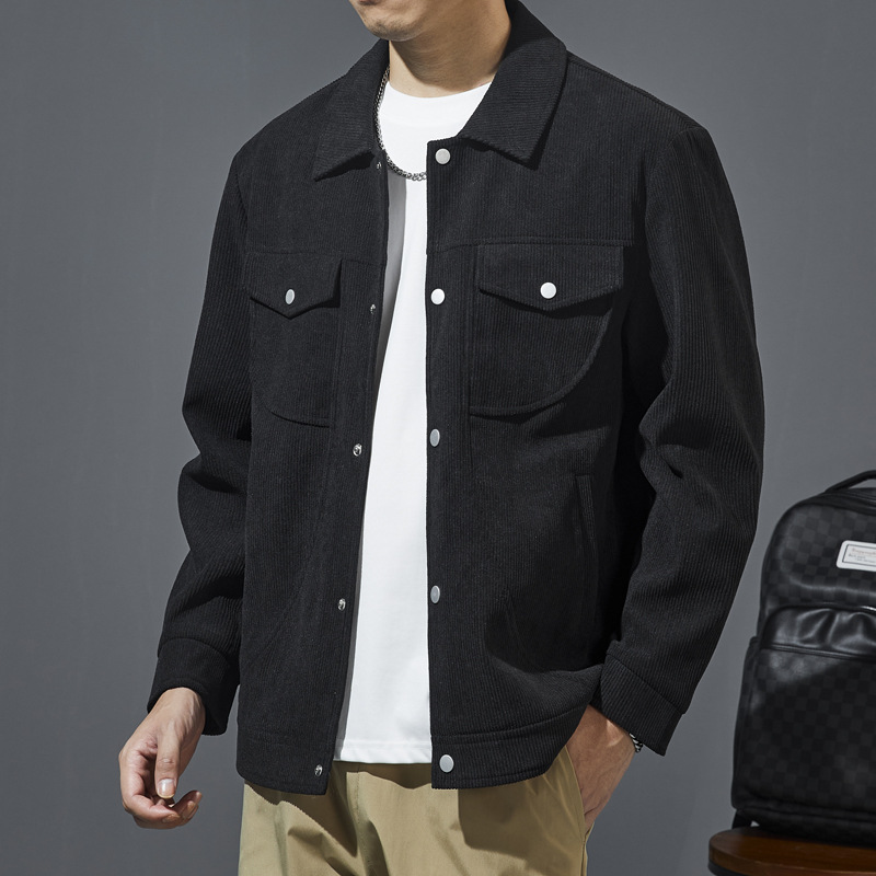 Zip-Through Trucker Jacket With Wool  | Mens  Coats & Jackets Clothing Coats & Jackets