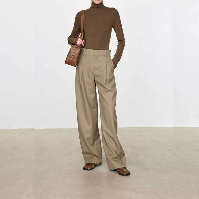 Atelier Pleated-Crepe Suit Trousers  | Womens  Trousers Clothing Green